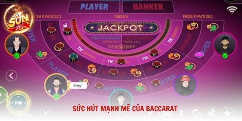 Sức hút mạnh mẽ của Baccarat