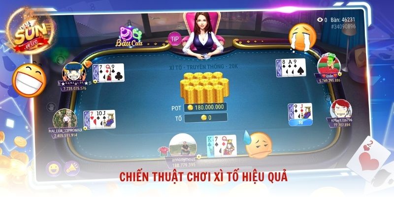 Chiến thuật chơi Xì Tố hiệu quả giúp bạn nâng cao tỷ lệ thắng