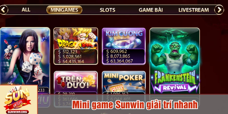 Mini game Sunwin giải trí nhanh