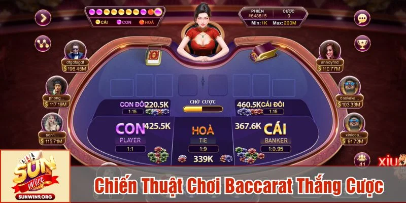 Chiến thuật chơi Baccarat