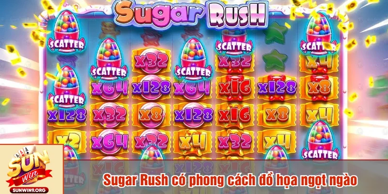 Sugar Rush có phong cách đồ họa ngọt ngào