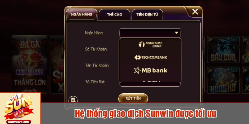 Hệ thống giao dịch Sunwin được tối ưu